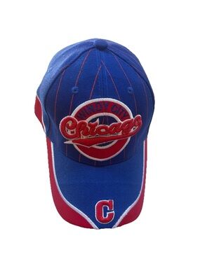 Chicago Cubs Men’s Adjustable Hat Blue Red OSFA Unisex